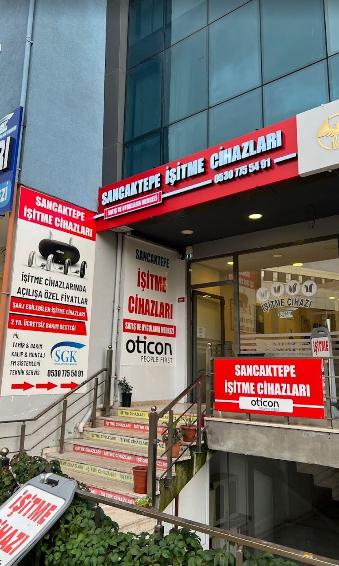 Sancaktepe İşitme Cihazları mağaza girişi